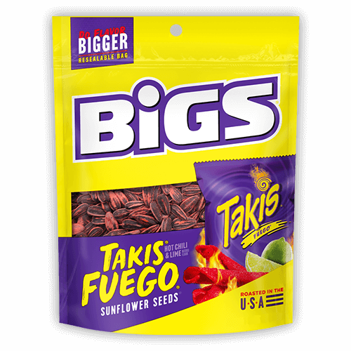BIGS Takis Fuego Sunflower Seeds 152 g (12 Pack)