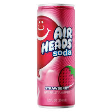 AIRHEADS Soda Strawberry 355ml (12 Pack)