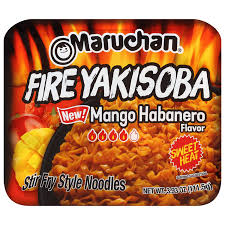 MARUCHAN Fire Yakisoba Mango Habanero 111.5g (8 Pack)