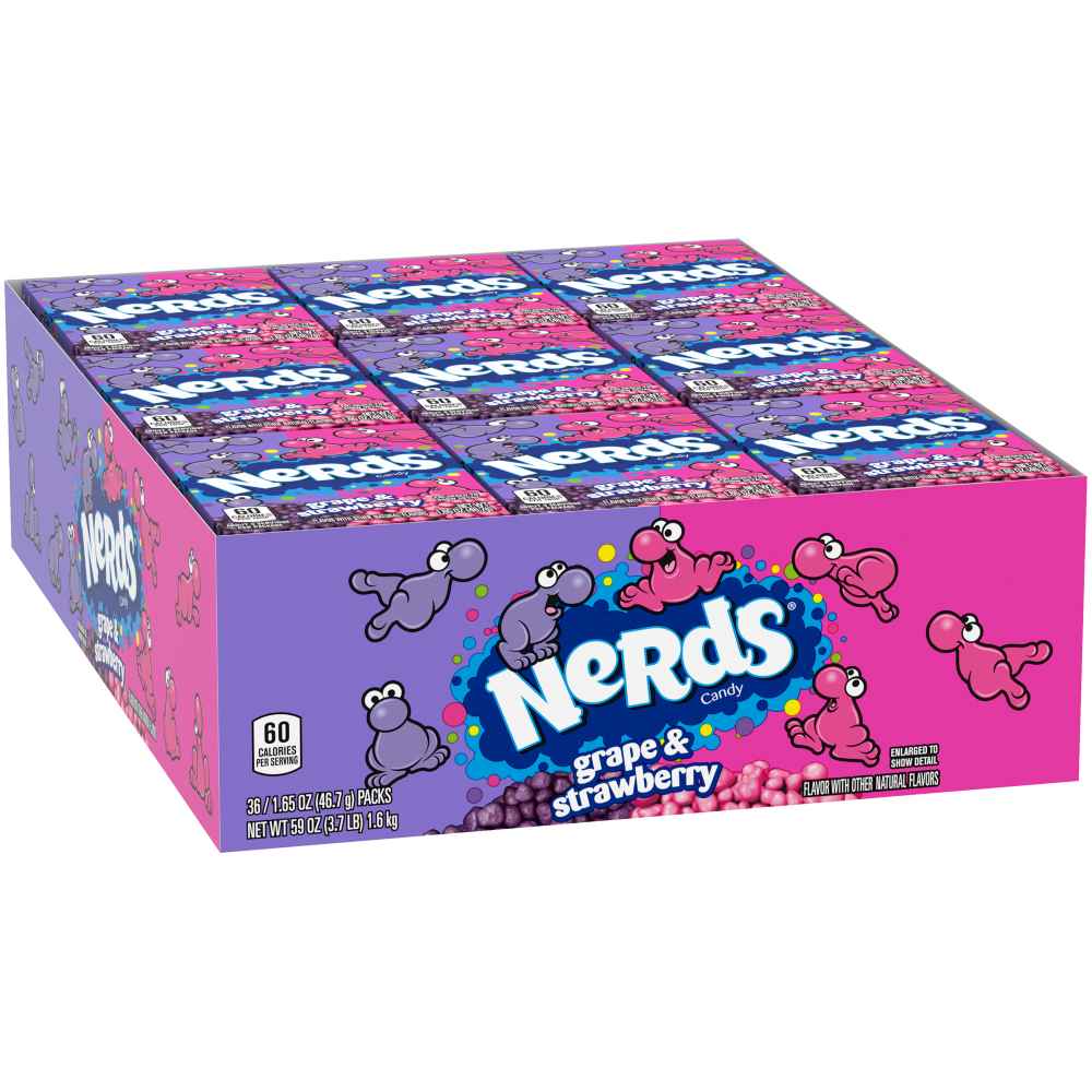 Nerds Grape/Strawberry 47g (36 Pack) - D20