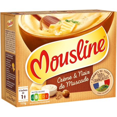 MOUSLINE Crème et Noix de Muscade 4x31g (10 Pack)