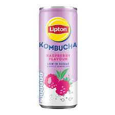 LIPTON Kombucha Raspberry 250 ml (12 Pack)