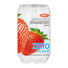 OKF Sparkling Zero Sugar Strawberry 350Ml (24 Pack)