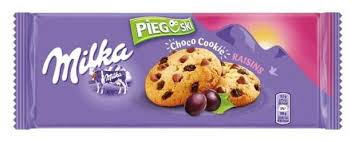MILKA Pieguski Cookies With Raisins 135g (24 Pack) - K7