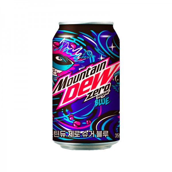 Mountain Dew Zero Sugar Blue 355ml  (24 pack) SOL