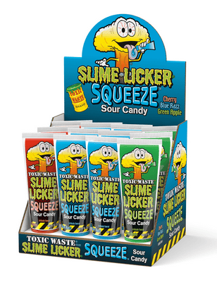 TOXIC WASTE Slim Licker Sour Squeeze Candy 70g (12 Pack) - Q3