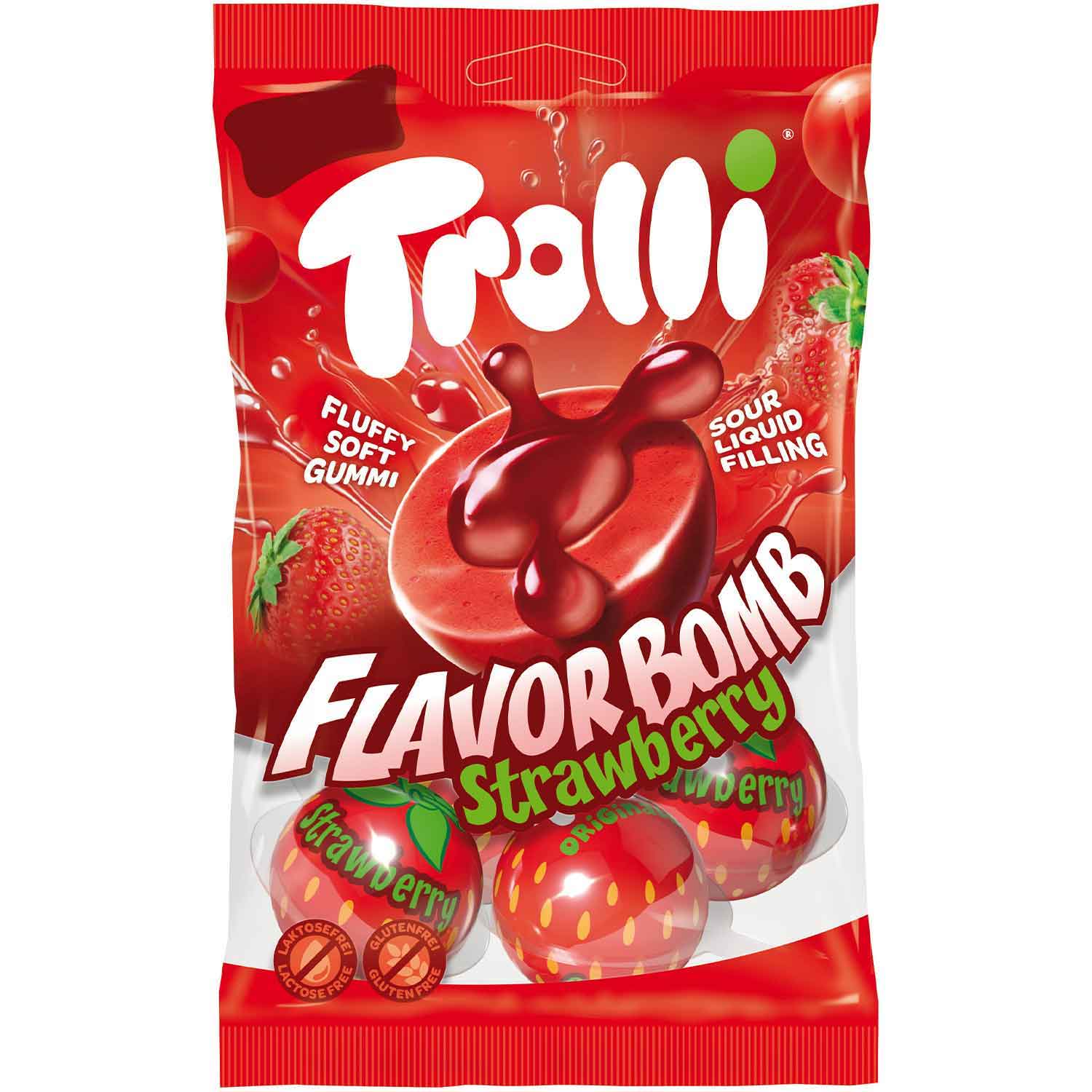 TROLLI Flavor Bomb Strawberry 75g (21 pack) - D7