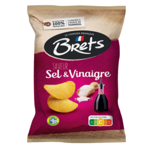 BRET'S Chips saveur Sel et Vinaigre 125g (10 pack)