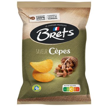 Bret's - Chips Aro. Cèpes 125 g (paquet de 10)