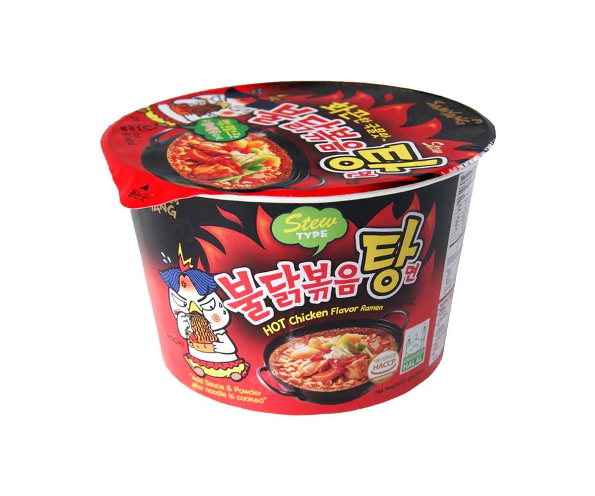 Samyang Hot Chicken STEW Bol à soupe Ramen 120g (paquet de 16)