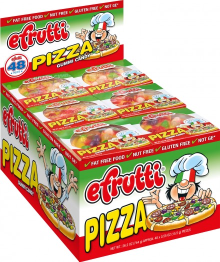 eFrutti Gummi Pizza 15.5 g (48 Pack) - D41