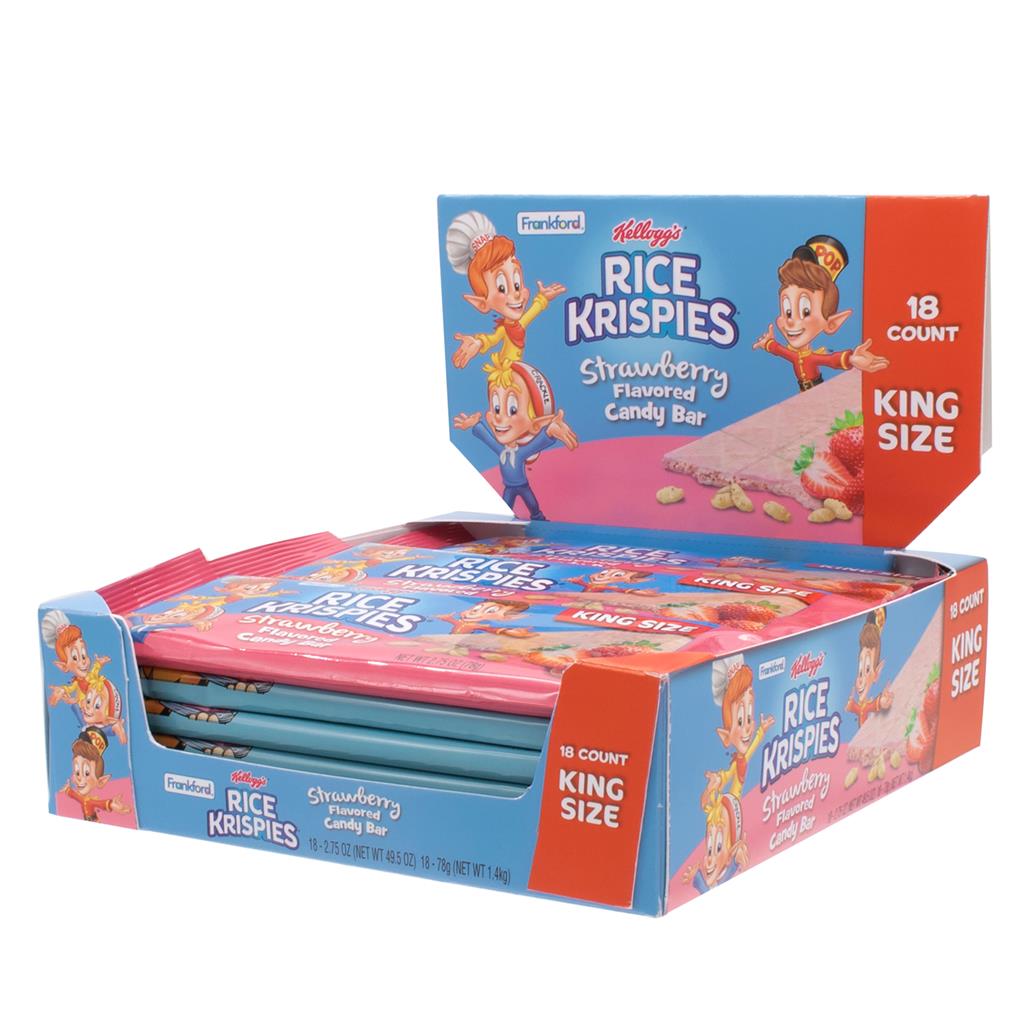 Kellogg's Rice Krispies Strawberry King Size Bar 78 g (18 Pack) -