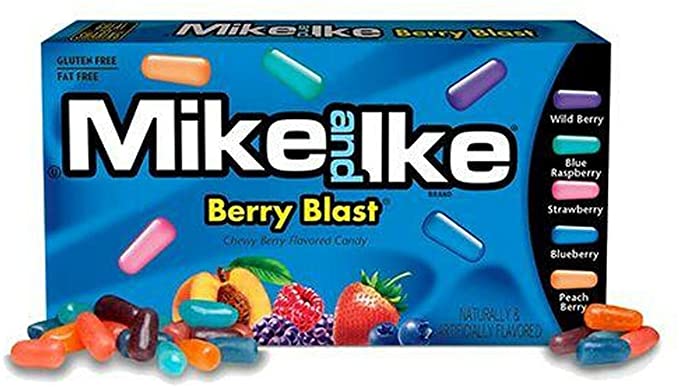 MIKE & IKE Berry Blast Theatre Box 120 g (12 Pack) B19