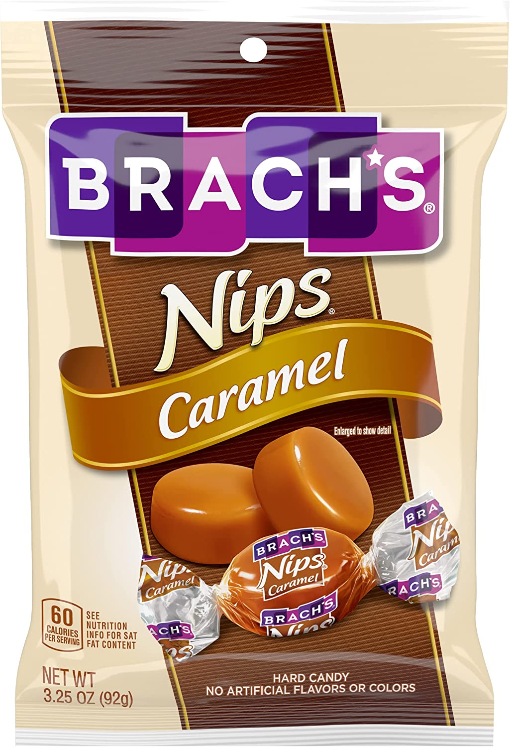 Brach's Nips Caramel Candy 92 g (12 Pack)