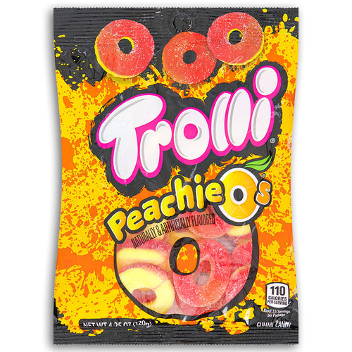 Trolli Peachie O's 120 g (12 Pack) - D48