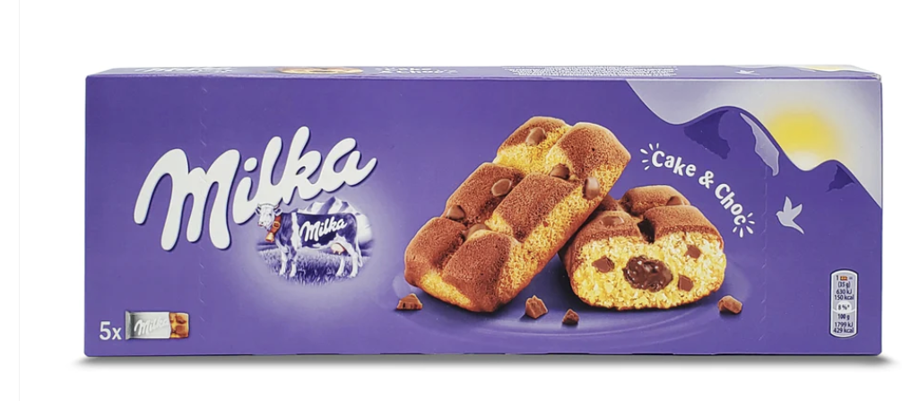 Milka Cake &amp; Choc 175g (paquet de 16)