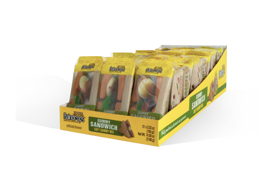 Raindrops Gummy Sandwich 100g (21 Pack)