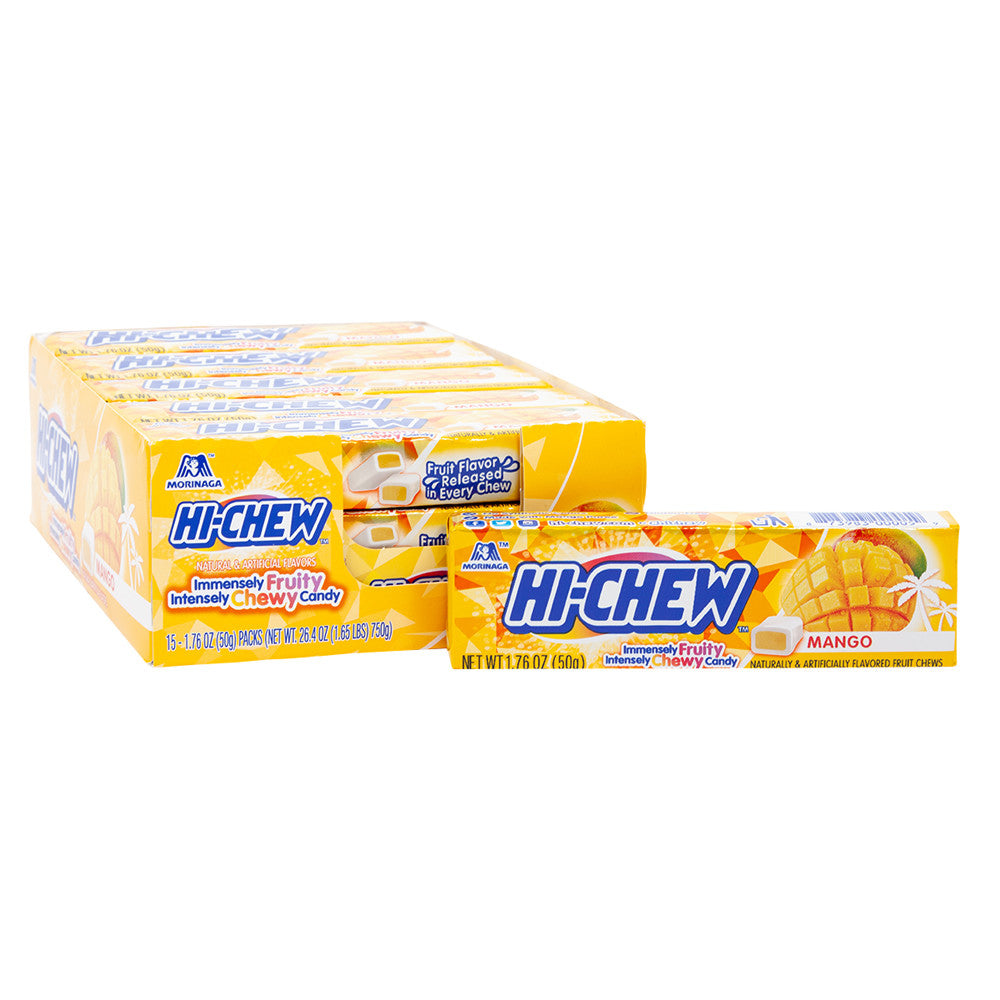 Bonbons à la mangue HI-CHEW 50 g (paquet de 15)