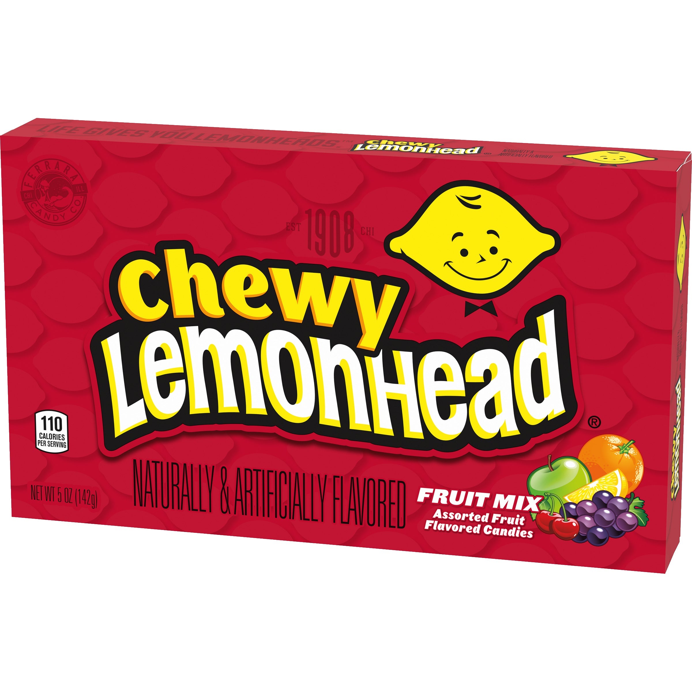 Ferrara Lemonhead Chewy Fruit Mix Theatre Box 141 g (12 Pack)