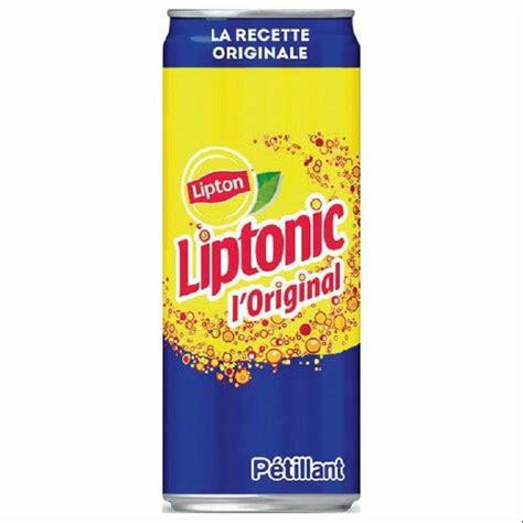 LIPTONIC l'Original Sparkling Ice Tea 330 ml (24 Pack)