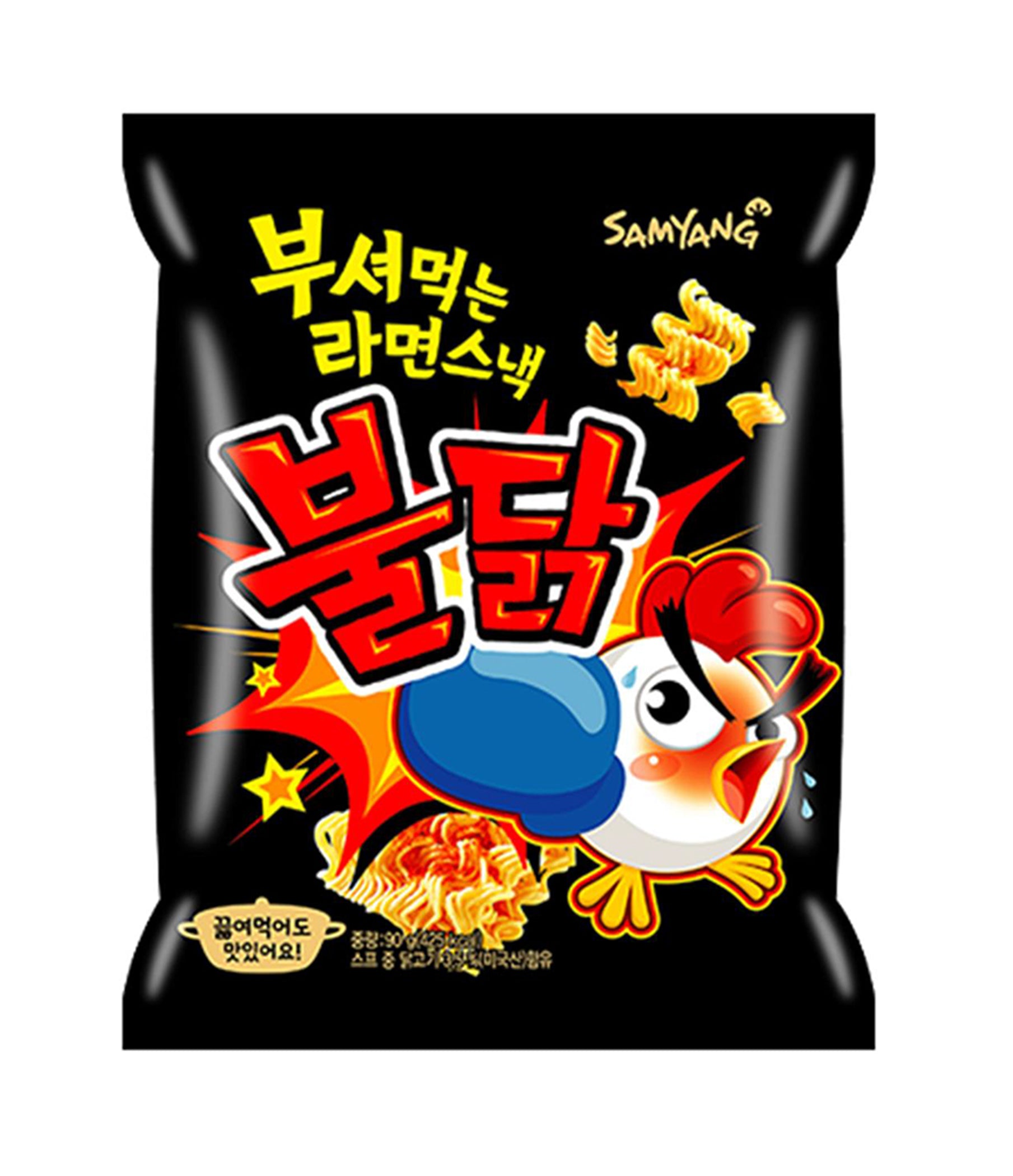 Samyang – Snack Ramen Poulet Chaud 4x90g (paquet de 6)