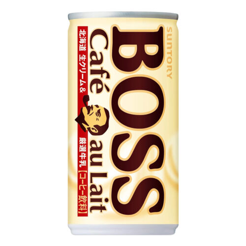 SUNTORY BOSS Café au lait 185 ml (paquet de 30) c2