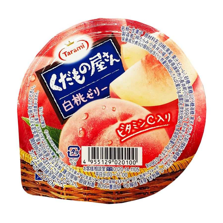 Tarami Fruit Shop Series  Peaches jelly 5,6oz (72 Pack)