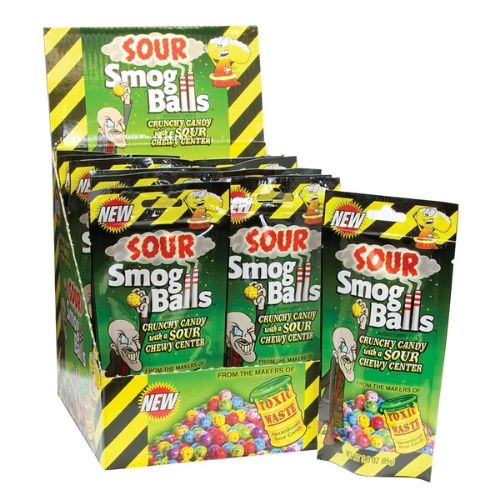 TOXIC WASTE Sour Smog Balls 85g (12 Pack) - B72