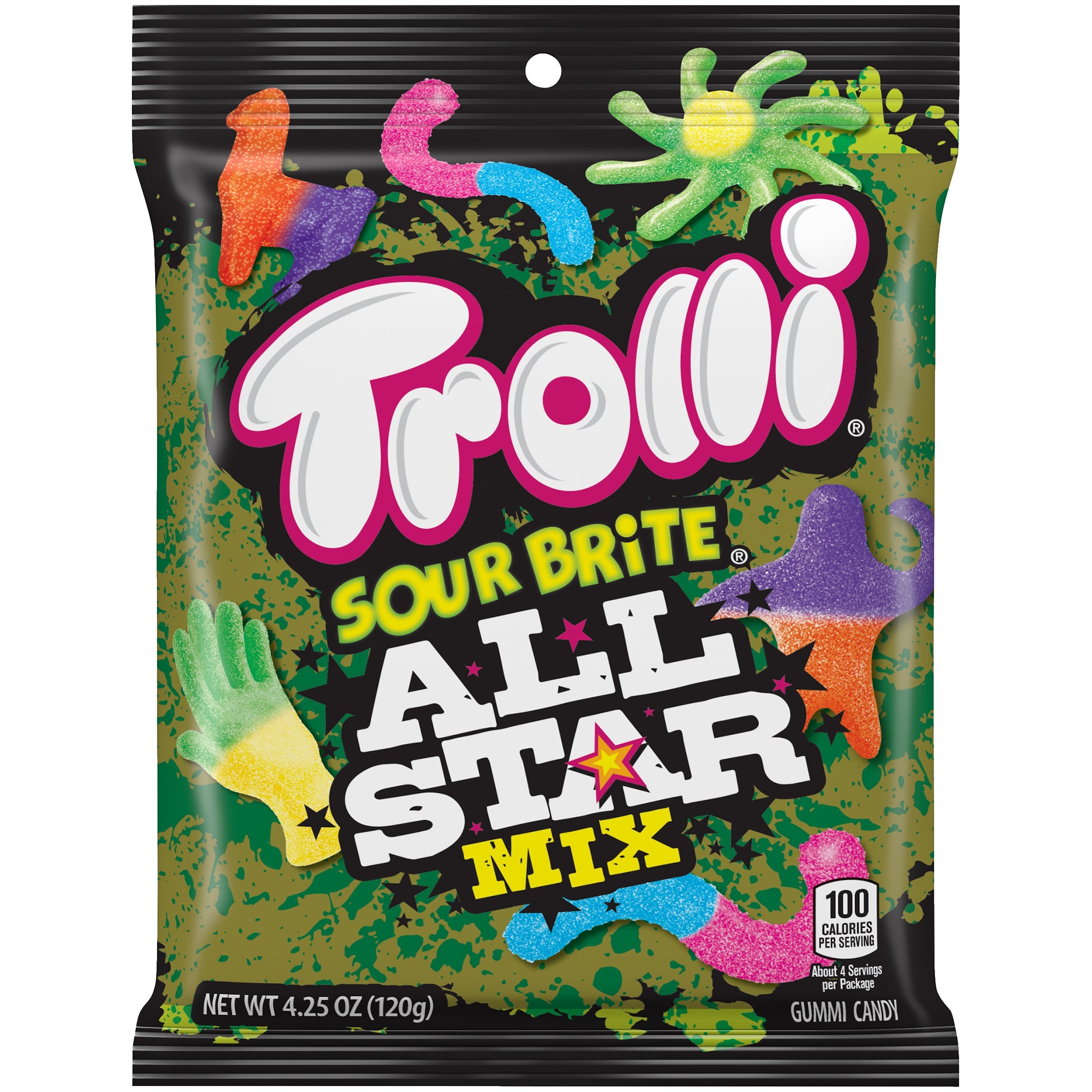 Trolli Sour Brite All Star Mix 120 g (12 Pack) - X62