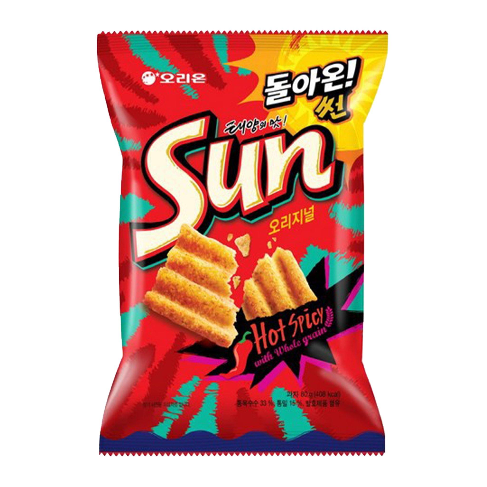 SUN CHIPS HOT SPICY - CORÉE DU SUD (12 Paquets)