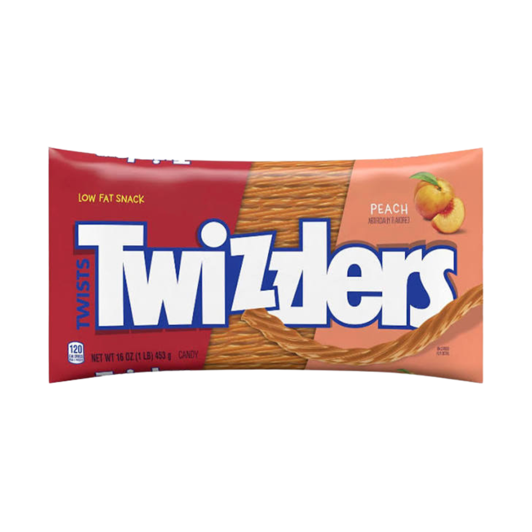 Twizzlers Limited Edition Peach Twists 454 g (14 Pack)