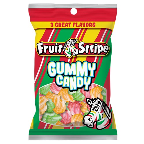 FERRARA Fruit Stripe Gummy Candy 92 g (lot de 12)