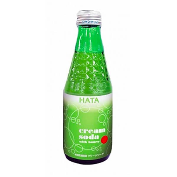 Hatakosen Cream Soda Ramune 180 ml (paquet de 30)