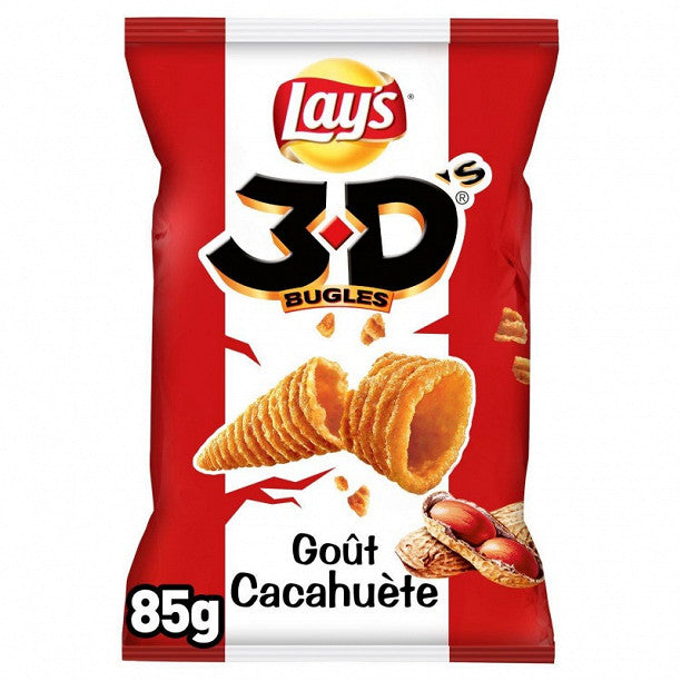 LAY'S 3D's Bugles gout cacahuètes 85g