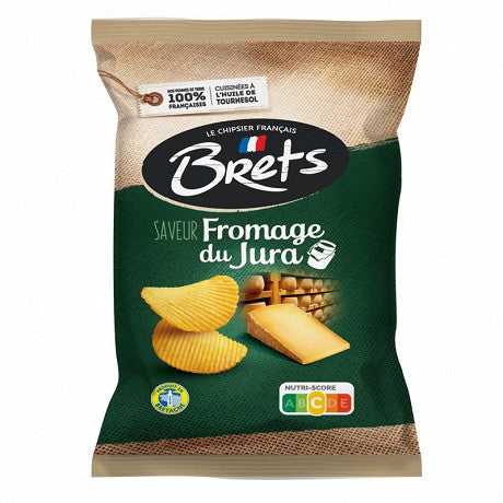 BRET'S Chips au fromage du jura 125 g (paquet de 10) F-2