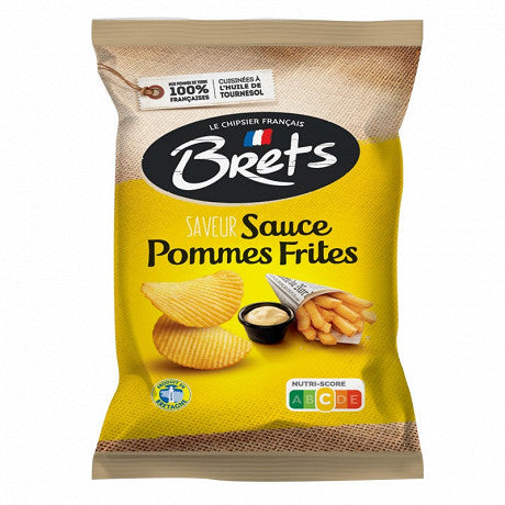 BRET'S Chips sauce pommes frites 125 g  (10 pack) - Z67-71