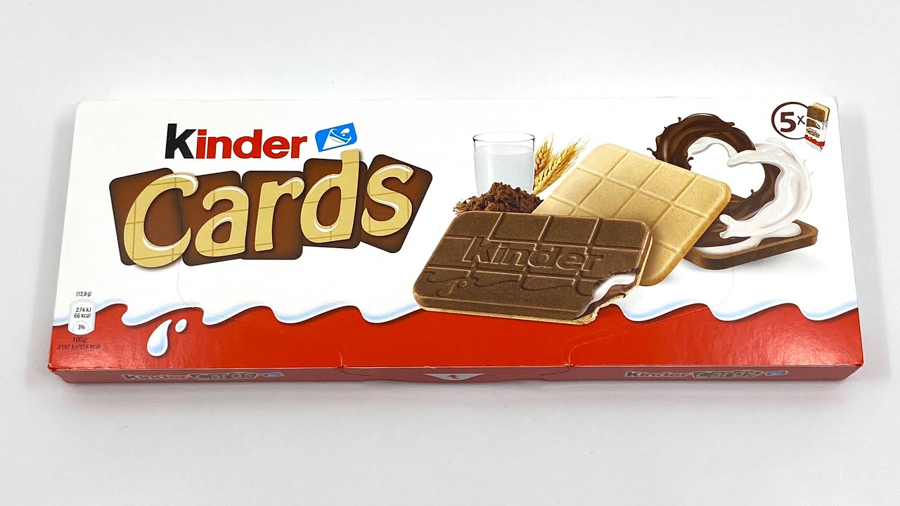 KINDER Cards Pack Biscuits x5 (20 pack) - Z78/79