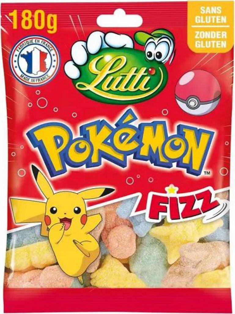 LUTTI Pokemon Fizz 180g (12 pack) Z9