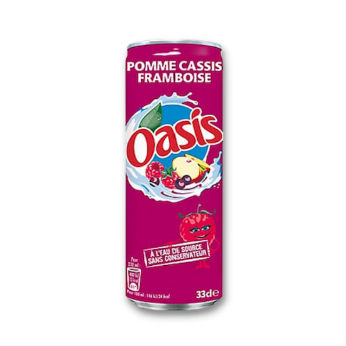 OASIS Apple-Cassis-Raspberry - France (24 Pack) -J13