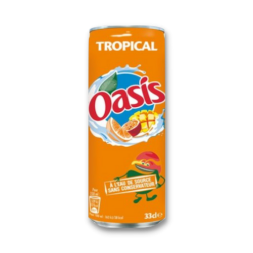 OASIS Tropical 33 cl - France  (24 Pack) H0