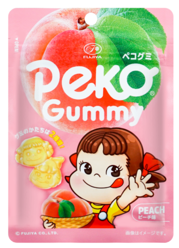 Fujiya Peko Gummi Pêche Bonbons 50g (Lot de 10) //4902555120447